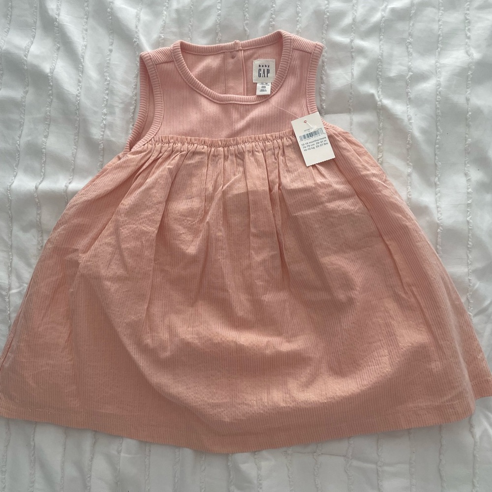GAP Baby Soft Pink Sleeveless Dress 12-18 months
